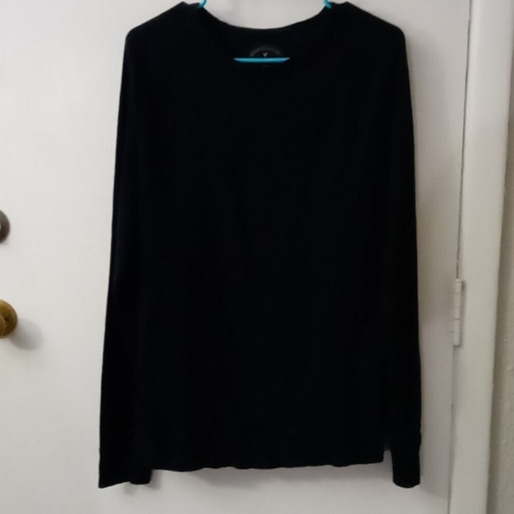 American Eagle Outfitters AE Legend Blue Long Sleeve T-Shirt M Casual Classic